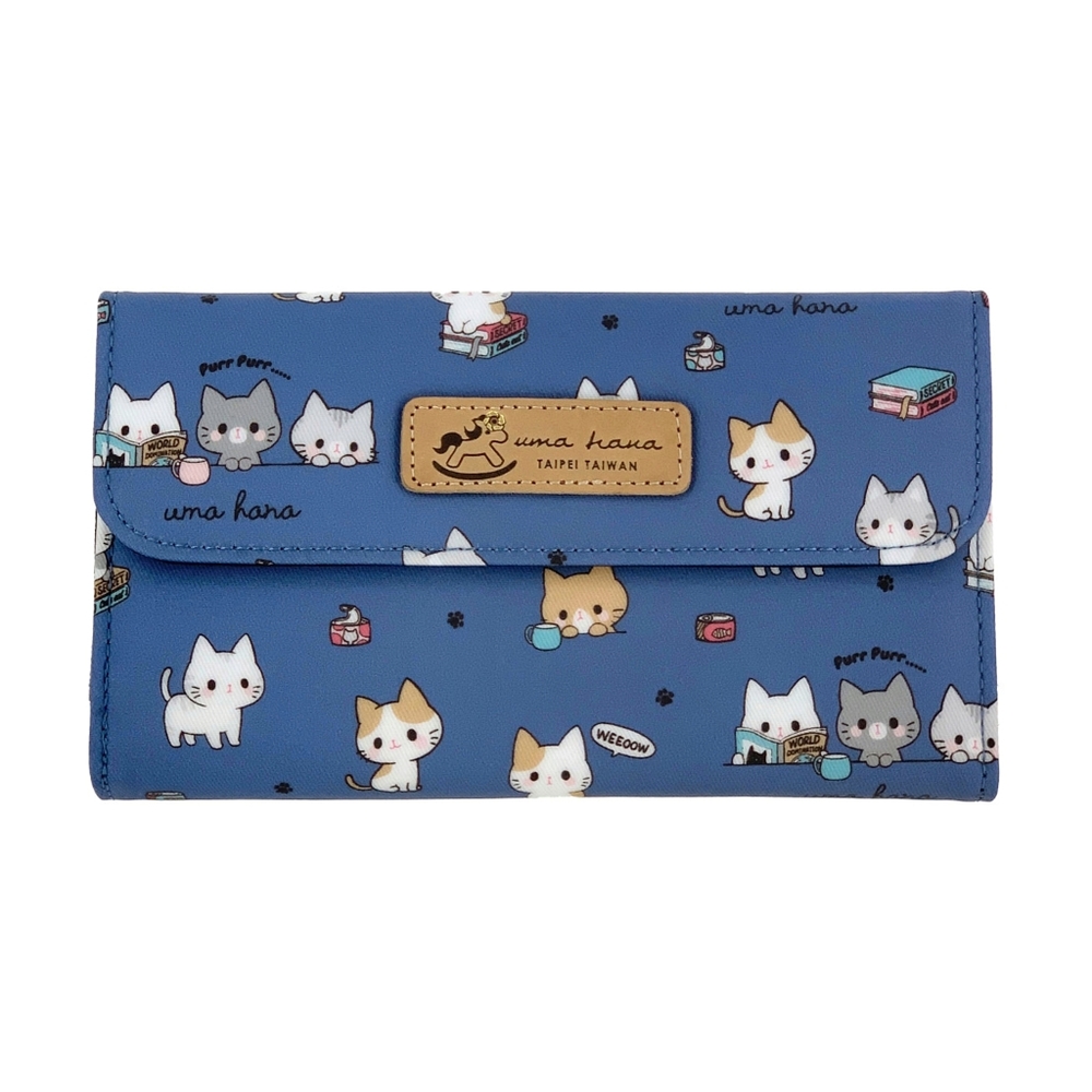Waterproof Cat Multifunctional Trifold Wallet